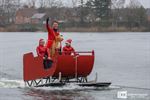 Wervelende maar koude waterski-kerstshow