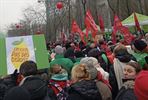 Veel volk voor nationale staking in Brussel