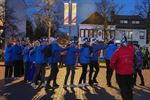 De heks van Konterket steekt het vuur aan carnaval