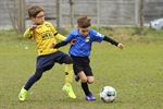 Provinciale U8 Lutlommel VV tegen Thes Sport