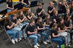 Jeugdharmonie De Bergengalm aan het werk
