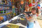 Kermis Lutlommel onder een stralende zon