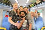 De internationale Rampage festivaltrein