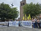 Protestactie tegen asielcentrum in Lommel