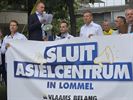 Protestactie tegen asielcentrum in Lommel