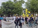 Protestactie tegen asielcentrum in Lommel