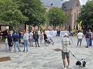 Protestactie tegen asielcentrum in Lommel
