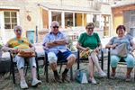 Zomers terras bij de Stalse Schans