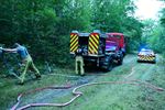 Brand flakkert even terug op