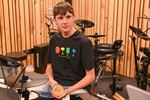 En drummen maar, tijdens laatste zomerdrumkamp