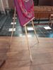 Vernielingen en brandstichting in kerk centrum