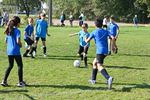 Kinderen genieten van 4-tegen-4 voetbaltornooi