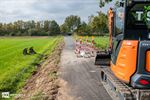Tractorsluizen op Loksvaartdijk liggen er