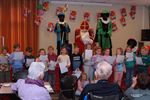 Sinterklaas op bezoek in het rusthuis
