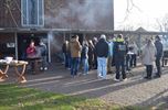 Nieuwjaarsborrel aan de kerk van 't Hent