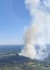 Grote brand op militair domein
