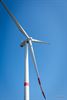 Onderhoud op grote hoogte aan windmolen