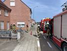 Fiets gaat in vlammen op