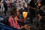 Kaarskesprocessie in Lourdes