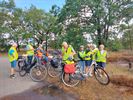 NEOS fietst door de heide