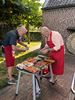 Gezellige zomerbarbecue in de Napoleonsmolen