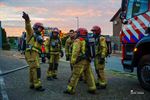 Brandweer oefent op drugslabo in Boseind