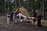 Leerlingen bouwen 'Kampse' strohut