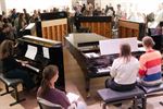 Pianoleerlingen brengen wereldpremière