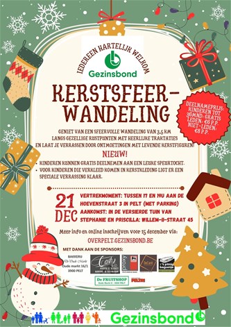 Kerstsfeerwandeling 2024