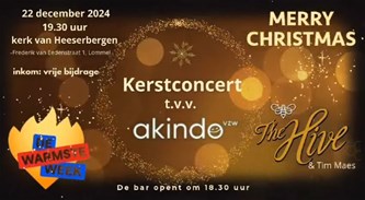 Kerstconcert The Hive t.v.v. Akindo