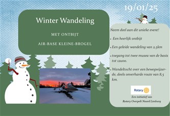 Winterwandeling met ontbijt op Air-Base