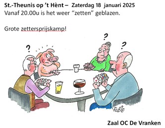 Grote Sint-Theunis Zettersprijskamp 2025