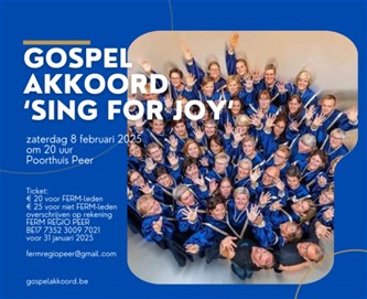 Gospel Akkoord 'Sing for Joy'