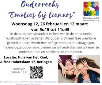 Ouderreeks: Emoties bij tieners