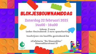 Blokjesbouwnamiddag