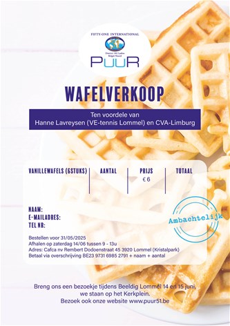 Wafelverkoop