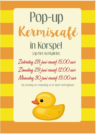 pop-up kermiscafe