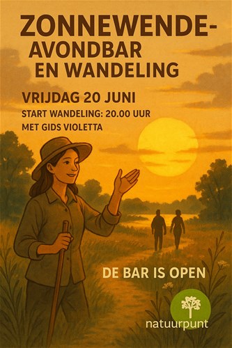 Zonnewende-avondbar en wandeling