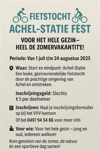Achel Statie Fest fietsttocht