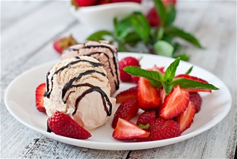 Ontmoetingsnamiddag - Ijs met fruit