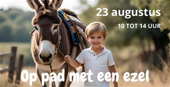 Op pad met een ezel!