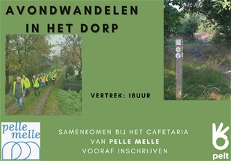 Pelle Melle Avondwandelen in het dorp