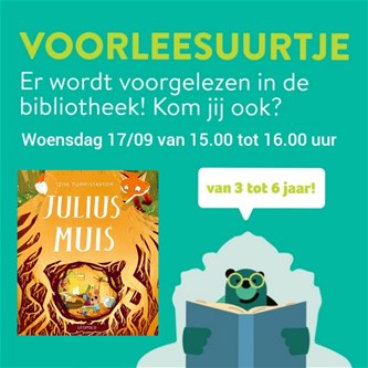 Voorleesuurtje in de bibliotheek