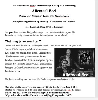 Voorstelling 
