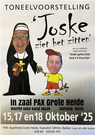 Toneelvoorstelling: Joske ziet het zitte