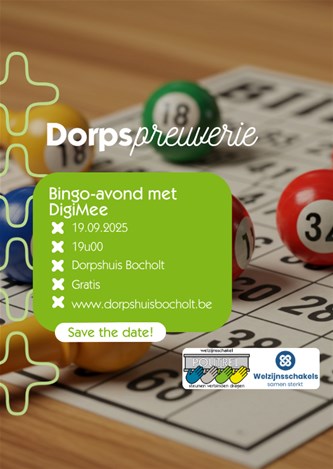 Dorpspreuverie: Bingo-avond met DigiMee