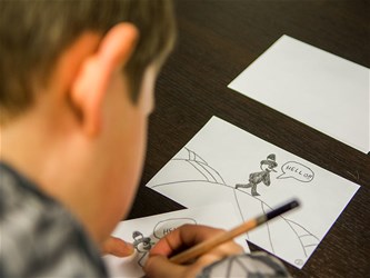 Striptekenen: Een poesje in de strip