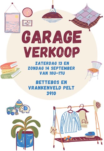 Garageverkoop Vrankenveld & Bettebos