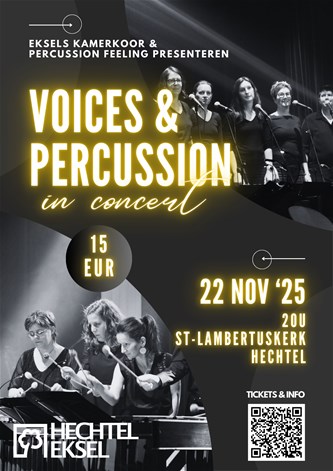 Voices & Percussion in concert
