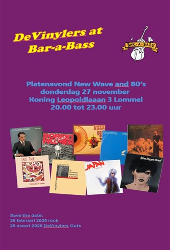 Vinylavond New Wave 80's